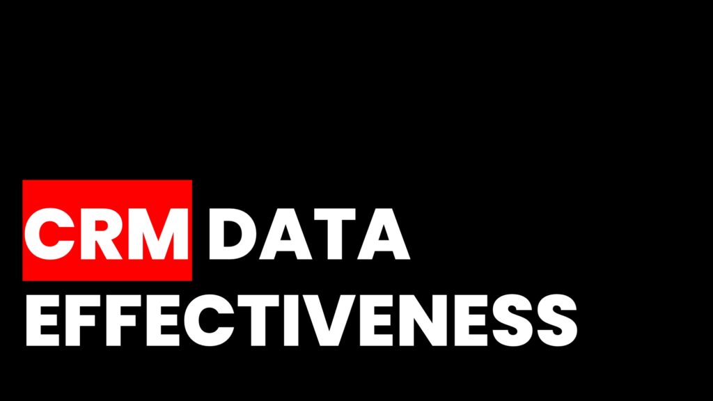 EFFECTIVE PLAN FOR A CRM PLAN