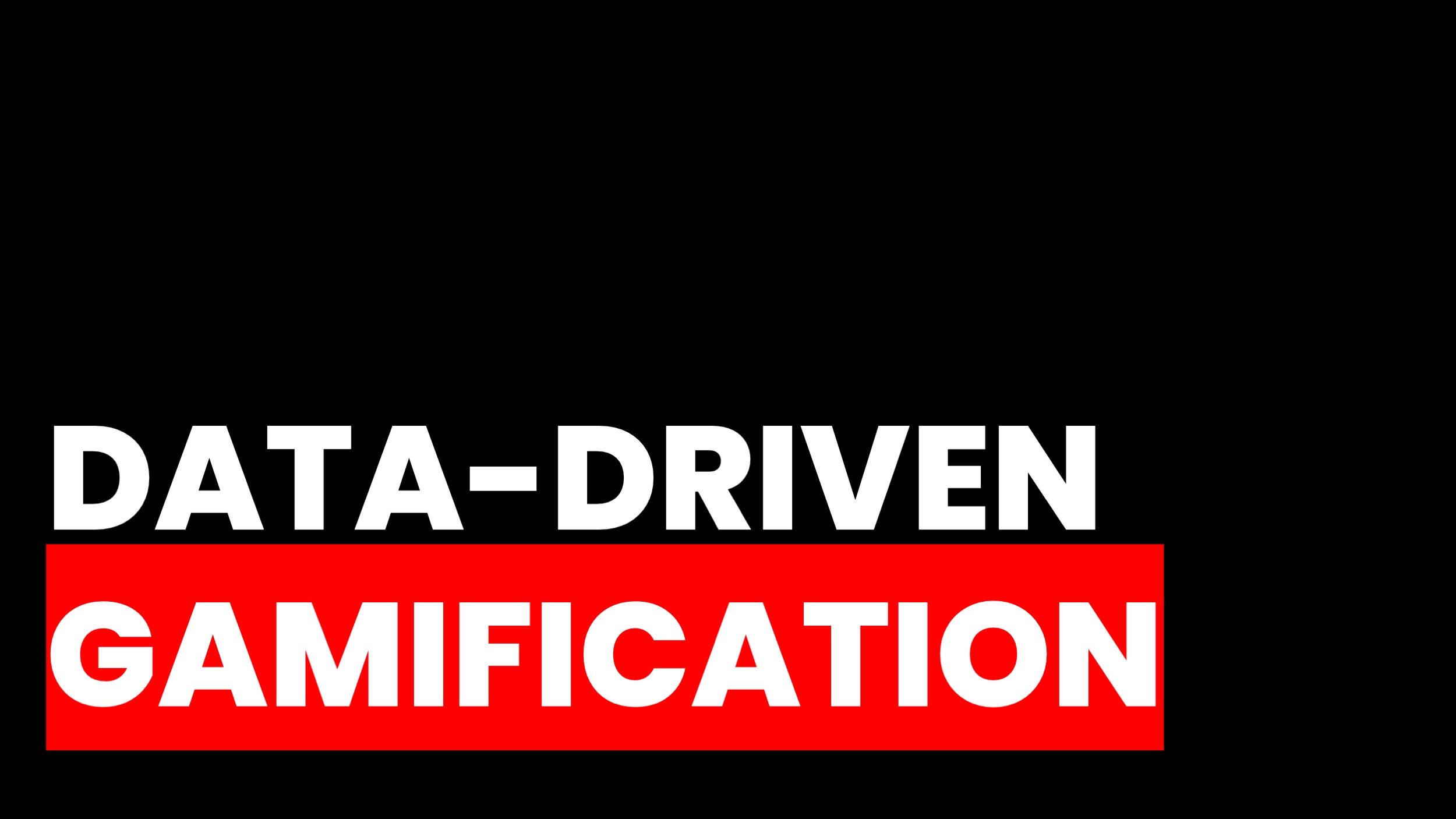 The impact of data-driven gamification in marketing